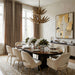 Varaluz - 563P09BK - Nine Light Pendant - Zanara - Brass Kisser