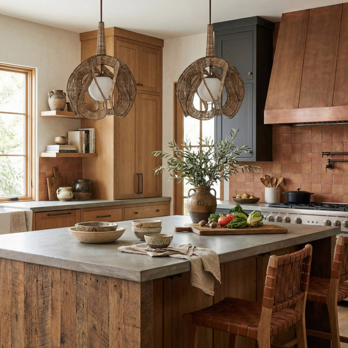 Varaluz - 564P01MHO - One Light Pendant - Swaylo - Hammered Ore