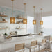 Varaluz - 569M01GO - One Light Pendant - Urchin - Gold