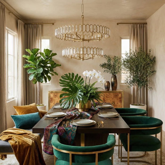 Varaluz - 572P13BK - 13 Light Pendant - Drama Club - Brass Kisser