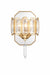 Varaluz - 572W01BK - One Light Wall Sconce - Drama Club - Brass Kisser