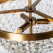 Varaluz - 573S03ATB - Three Light Semi-Flush Mount - Crystal Baller - Antique Bronze