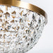 Varaluz - 573S03ATB - Three Light Semi-Flush Mount - Crystal Baller - Antique Bronze