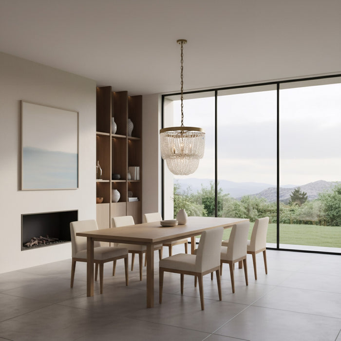 Varaluz - 575PP06ATB - Six Light Pendant - Solaire - Antique Bronze