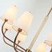 Varaluz - 576C08BG - Eight Light Chandelier - Rockford - Brontourage/Travartine
