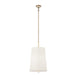 Varaluz - 576F04BG - Six Light Pendant - Rockford - Brontourage/Travartine