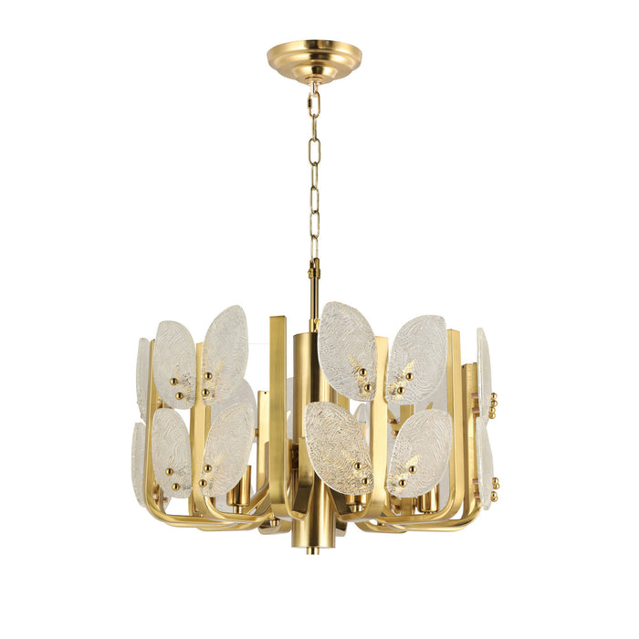 Varaluz - 577C06SB - Six Light Chandelier - Brass Tax - Satin Brass