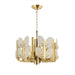 Varaluz - 577C06SB - Six Light Chandelier - Brass Tax - Satin Brass