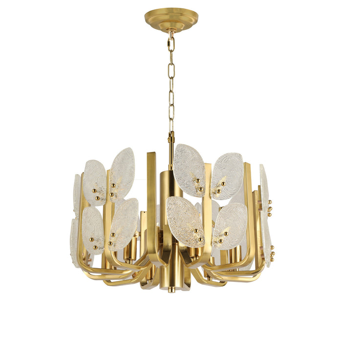 Varaluz - 577C06SB - Six Light Chandelier - Brass Tax - Satin Brass