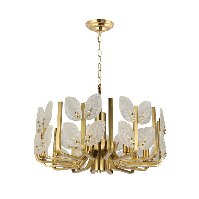 Varaluz - 577C08SB - Eight Light Chandelier - Brass Tax - Satin Brass