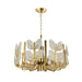 Varaluz - 577C08SB - Eight Light Chandelier - Brass Tax - Satin Brass