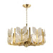Varaluz - 577C08SB - Eight Light Chandelier - Brass Tax - Satin Brass