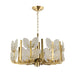 Varaluz - 577C08SB - Eight Light Chandelier - Brass Tax - Satin Brass