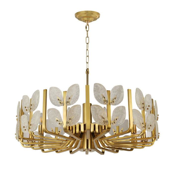 Varaluz - 577C11SB - 11 Light Chandelier - Brass Tax - Satin Brass