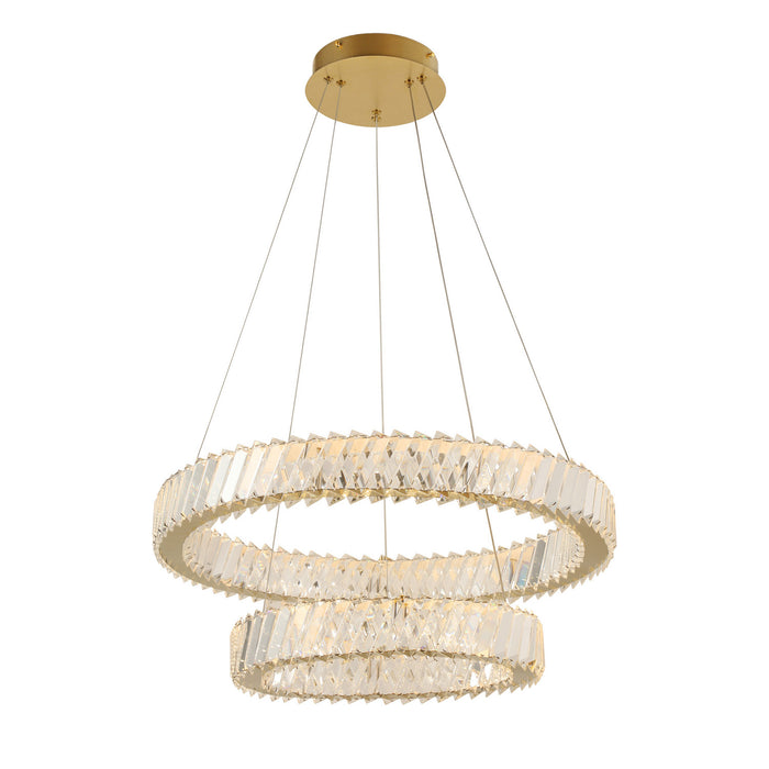 Varaluz - 578C24LSG - LED Pendant - Golden Ratio - Satin Gold