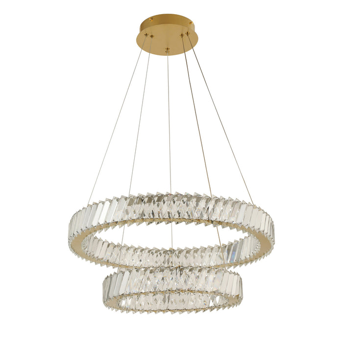 Varaluz - 578C24LSG - LED Pendant - Golden Ratio - Satin Gold