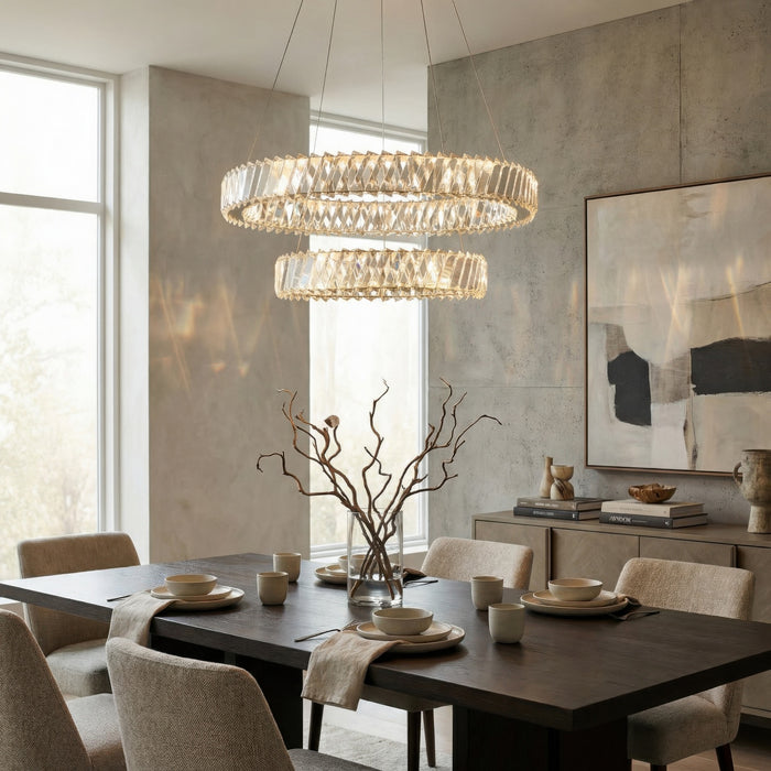 Varaluz - 578C24LSG - LED Pendant - Golden Ratio - Satin Gold