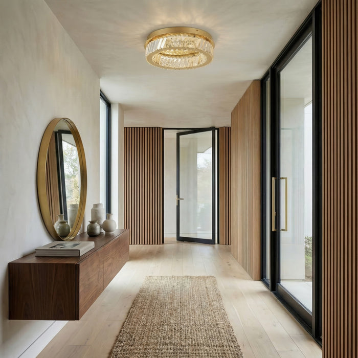 Varaluz - 578S16SG - LED Flush Mount - Golden Ratio - Satin Gold