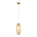 Varaluz - AC1070SG - One Light Pendant - Chroman Empire - Satin Gold