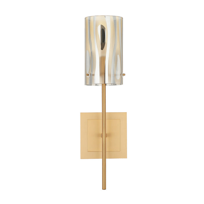 Varaluz - AC1071SG - One Light Wall Sconce - Chroman Empire - Satin Gold