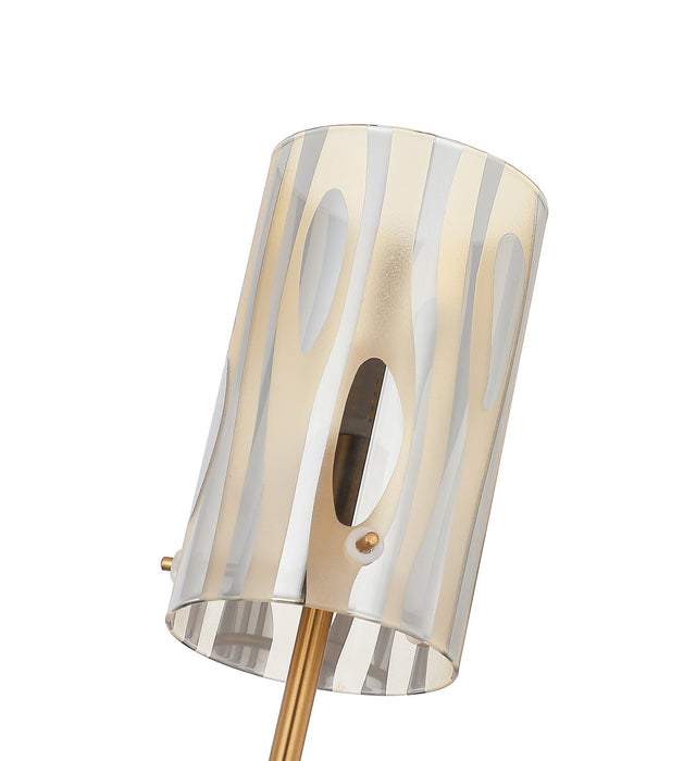 Varaluz - AC1071SG - One Light Wall Sconce - Chroman Empire - Satin Gold