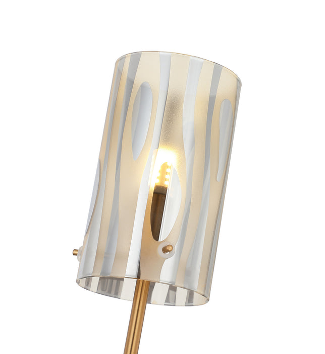 Varaluz - AC1071SG - One Light Wall Sconce - Chroman Empire - Satin Gold