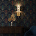 Varaluz - AC1071SG - One Light Wall Sconce - Chroman Empire - Satin Gold