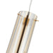 Varaluz - AC1072SG - Five Light Pendant - Chroman Empire - Satin Gold