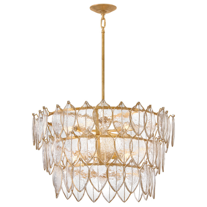 Fredrick Ramond - FR32604DA - LED Chandelier - Amira - Distressed Brass