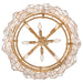 Fredrick Ramond - FR32604DA - LED Chandelier - Amira - Distressed Brass