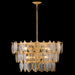 Fredrick Ramond - FR32604DA - LED Chandelier - Amira - Distressed Brass