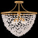 Fredrick Ramond - FR41591DA - LED Semi-Flush Mount - Myra - Distressed Brass