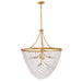 Fredrick Ramond - FR41595DA - LED Chandelier - Myra - Distressed Brass