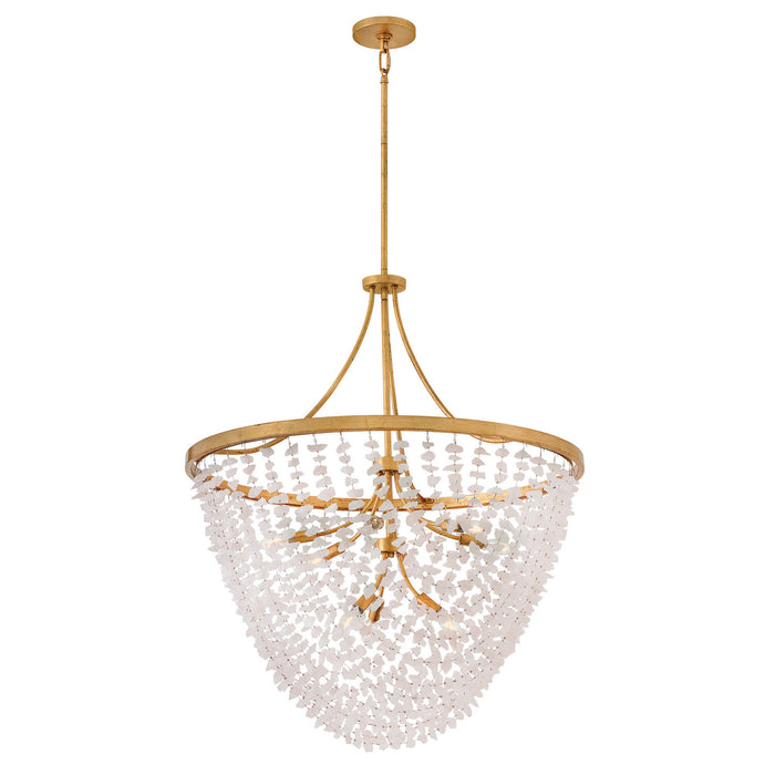Fredrick Ramond - FR41595DA - LED Chandelier - Myra - Distressed Brass