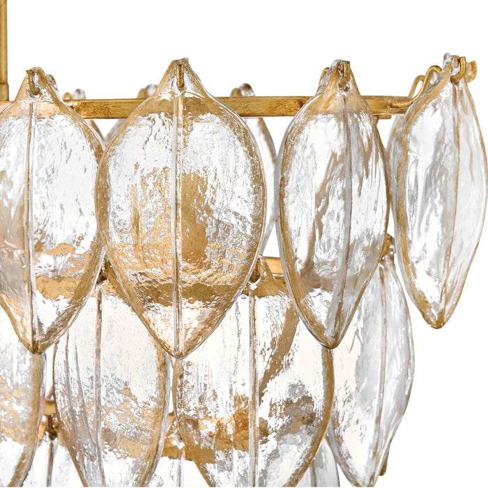 Fredrick Ramond - FR32605DA - LED Linear Pendant - Amira - Distressed Brass