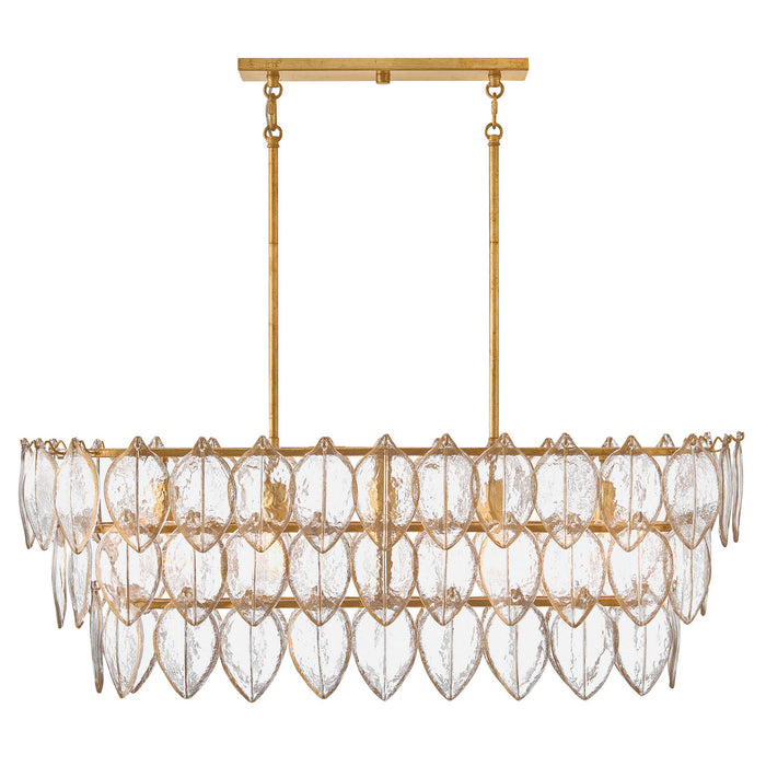 Fredrick Ramond - FR32605DA - LED Linear Pendant - Amira - Distressed Brass
