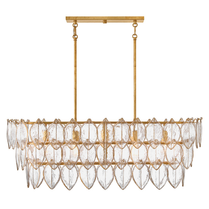 Fredrick Ramond - FR32605DA - LED Linear Pendant - Amira - Distressed Brass