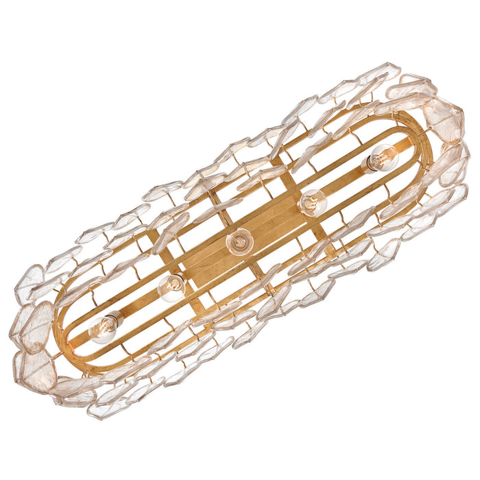 Fredrick Ramond - FR32605DA - LED Linear Pendant - Amira - Distressed Brass