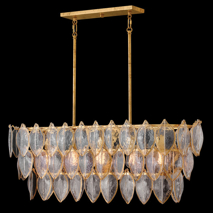 Fredrick Ramond - FR32605DA - LED Linear Pendant - Amira - Distressed Brass