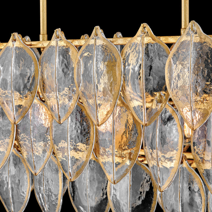 Fredrick Ramond - FR32605DA - LED Linear Pendant - Amira - Distressed Brass