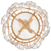 Fredrick Ramond - FR32603DA - LED Convertible Semi Flush - Amira - Distressed Brass