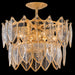 Fredrick Ramond - FR32603DA - LED Convertible Semi Flush - Amira - Distressed Brass