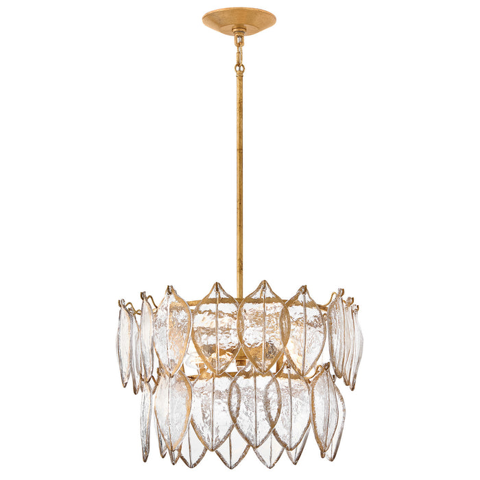 Fredrick Ramond - FR32603DA - LED Convertible Semi Flush - Amira - Distressed Brass