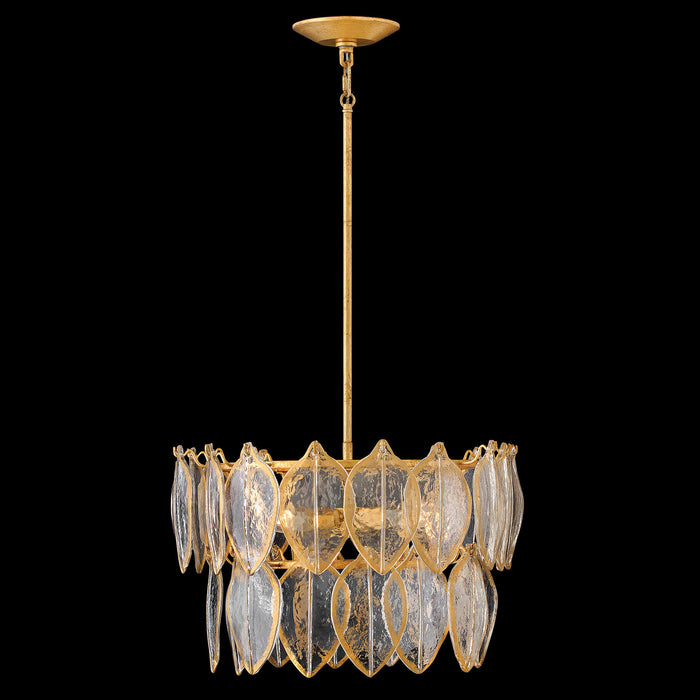 Fredrick Ramond - FR32603DA - LED Convertible Semi Flush - Amira - Distressed Brass