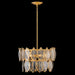 Fredrick Ramond - FR32603DA - LED Convertible Semi Flush - Amira - Distressed Brass