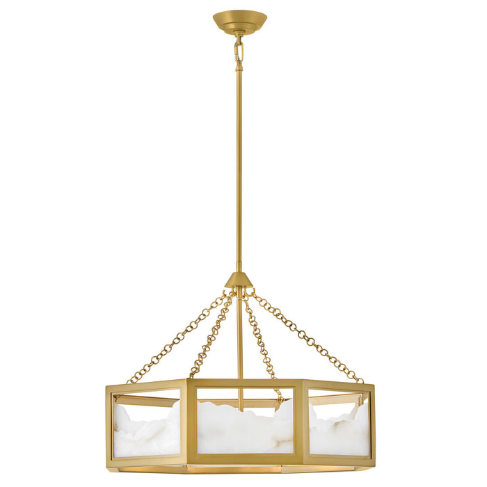 Fredrick Ramond - FR41534LCB - LED Chandelier - Veleta - Lacquered Brass