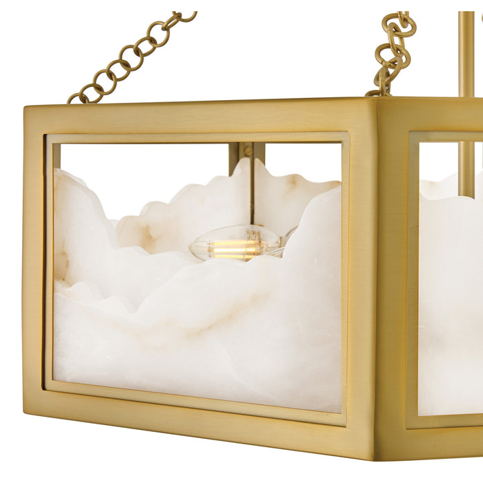 Fredrick Ramond - FR41534LCB - LED Chandelier - Veleta - Lacquered Brass