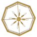 Fredrick Ramond - FR41534LCB - LED Chandelier - Veleta - Lacquered Brass