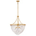 Fredrick Ramond - FR41594DA - LED Chandelier - Myra - Distressed Brass