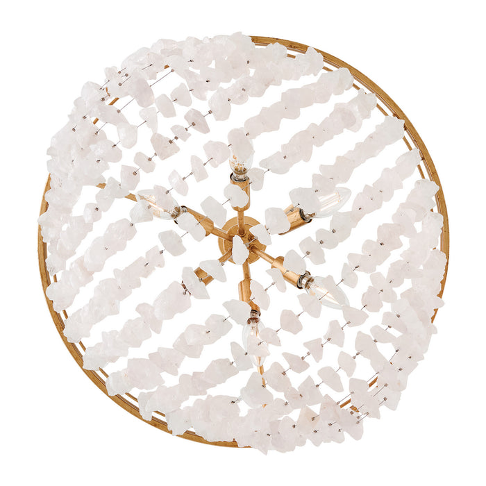 Fredrick Ramond - FR41594DA - LED Chandelier - Myra - Distressed Brass